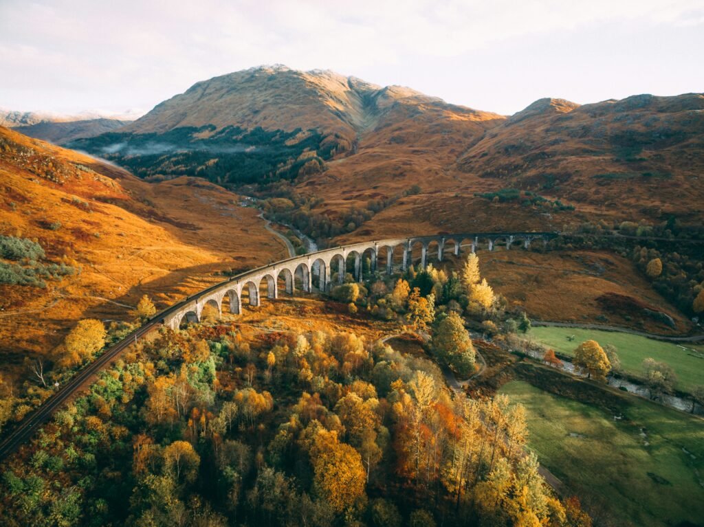 SCOTLAND Glenfinnan wo train connor-mollison-unsplash