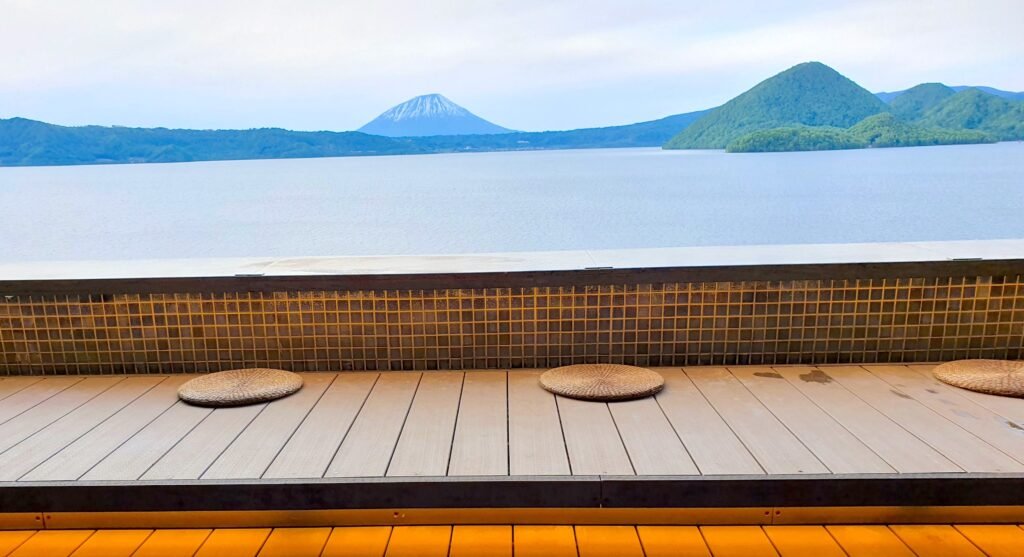 Toyako view from onsen crop